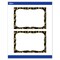 Avery Printable Rectangle Postcards, 4" x 6", Matte White, Pre-printed Flourished Black Border/Golden Leaves Design, Sure Feed Technology, Laser & Inkjet Compatible, 40 Total